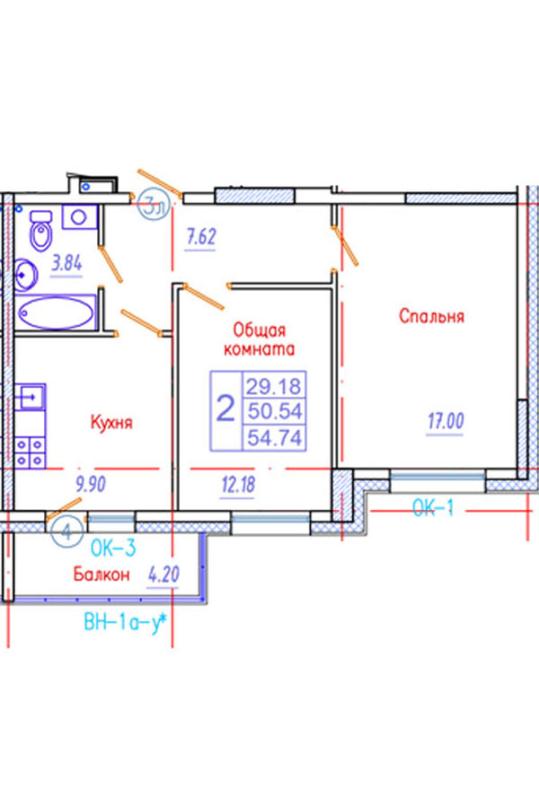 Квартира 128 1