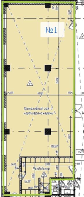 1 комн., 123.20 м²