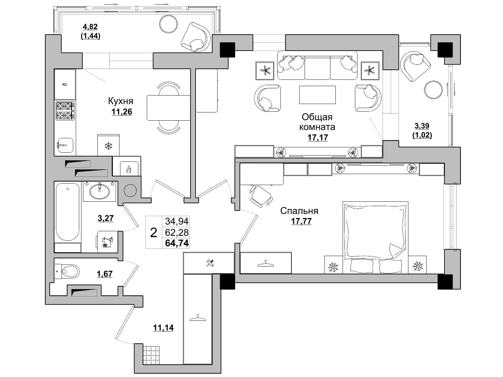 Квартира 133 3