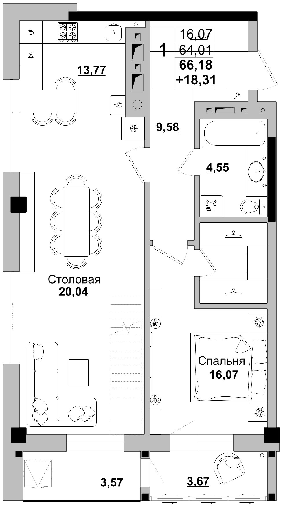 Квартира 166 3