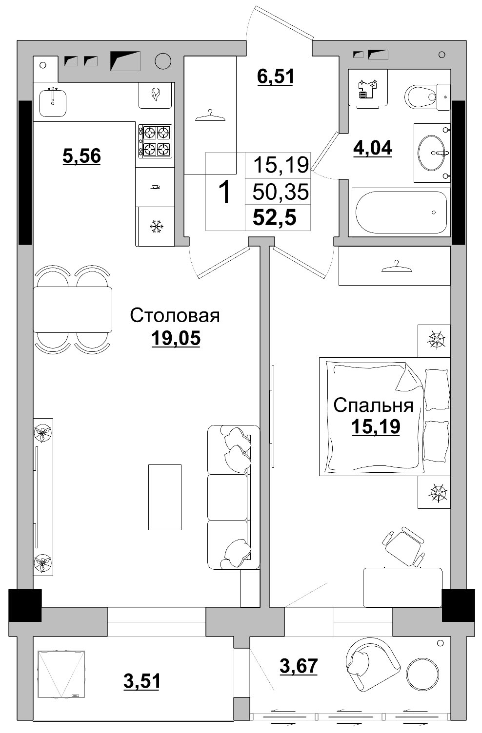 Квартира 142 3