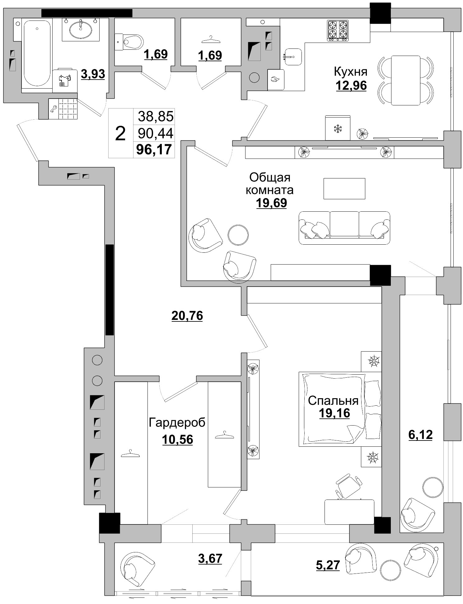 Квартира 130 2