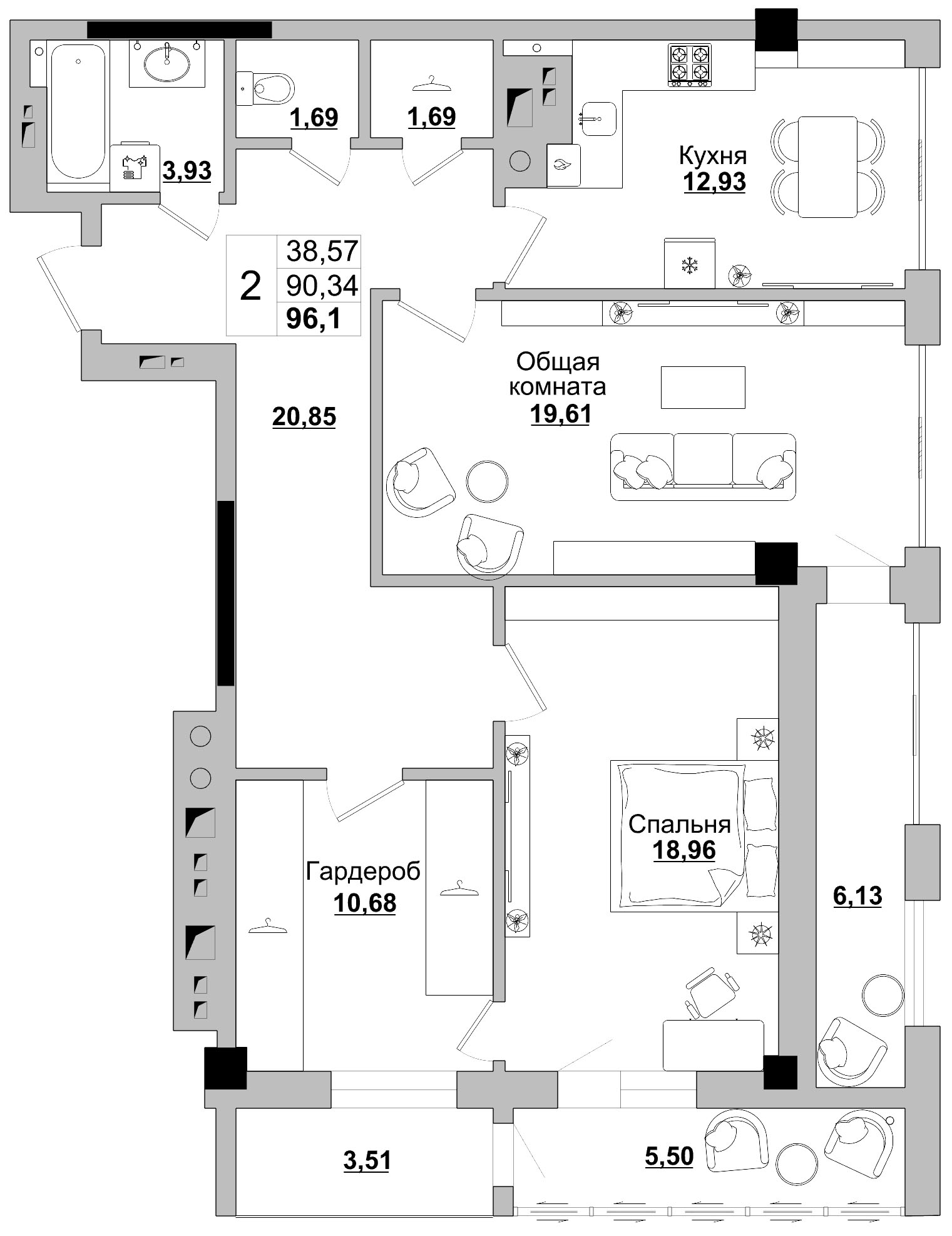 Квартира 120 2