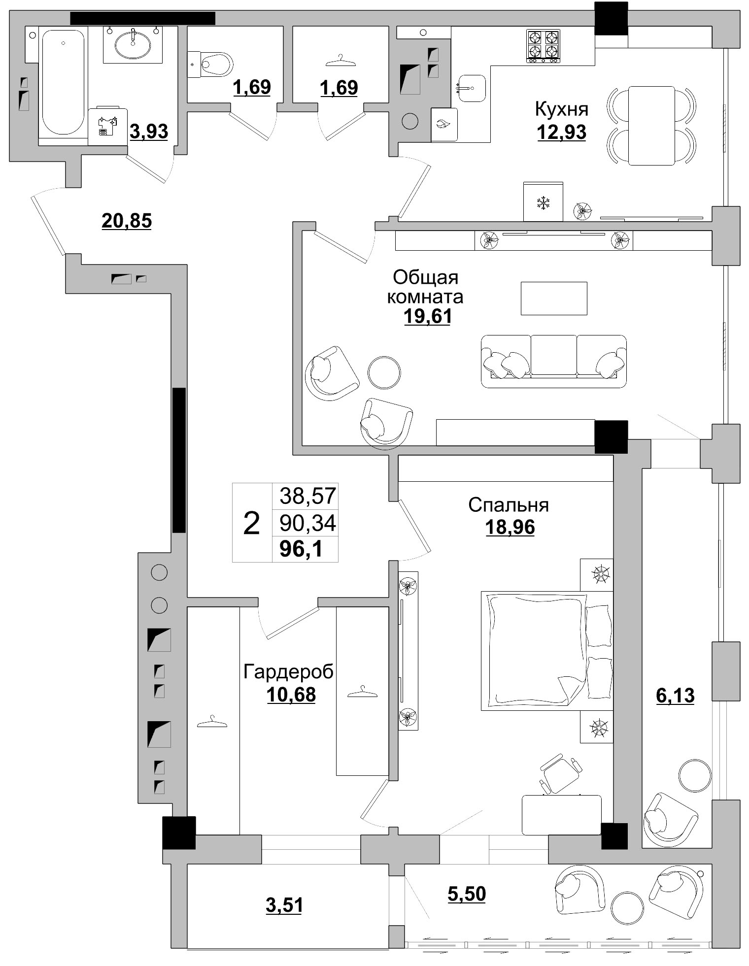 Квартира 100 2