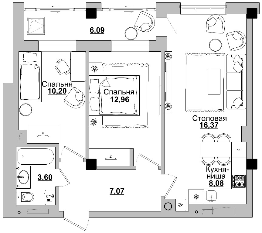 Квартира 233 2