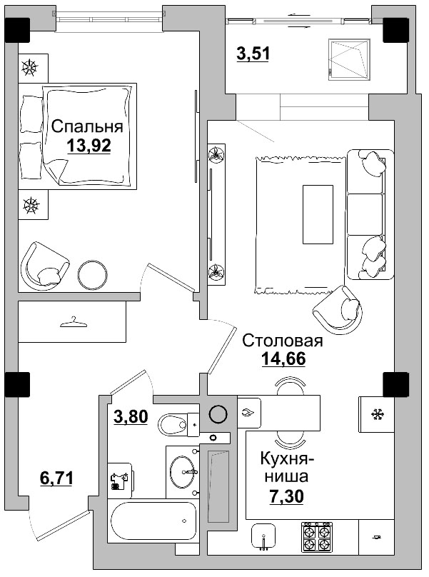 Квартира 224 2