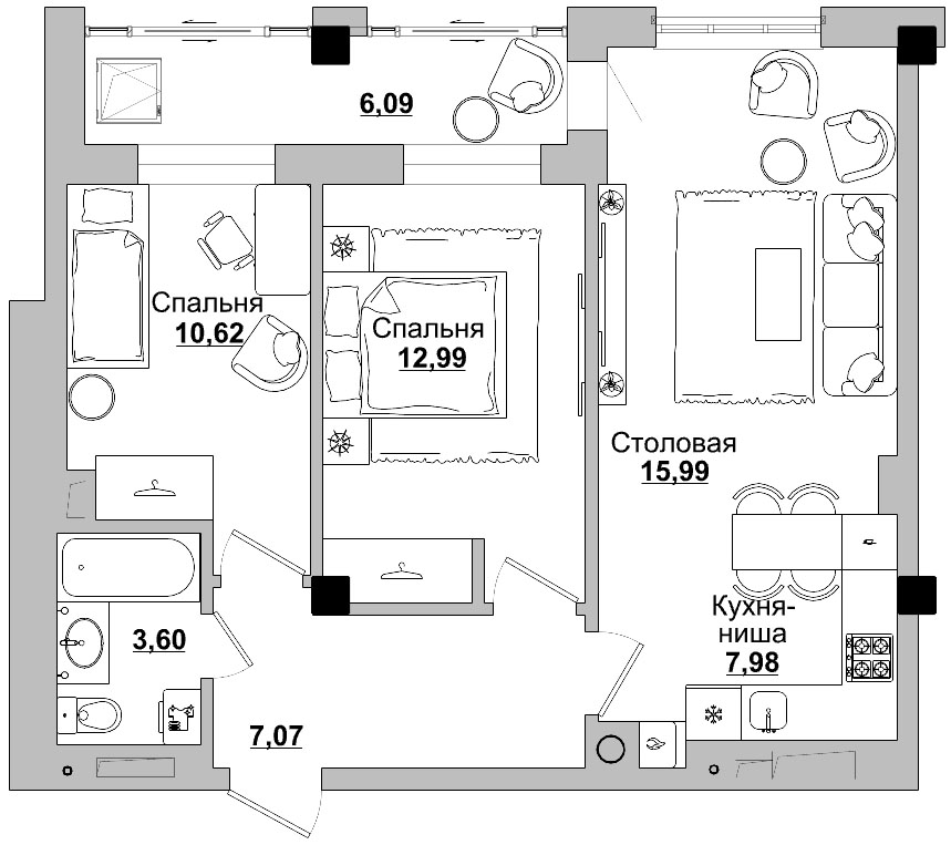 Квартира 223 2