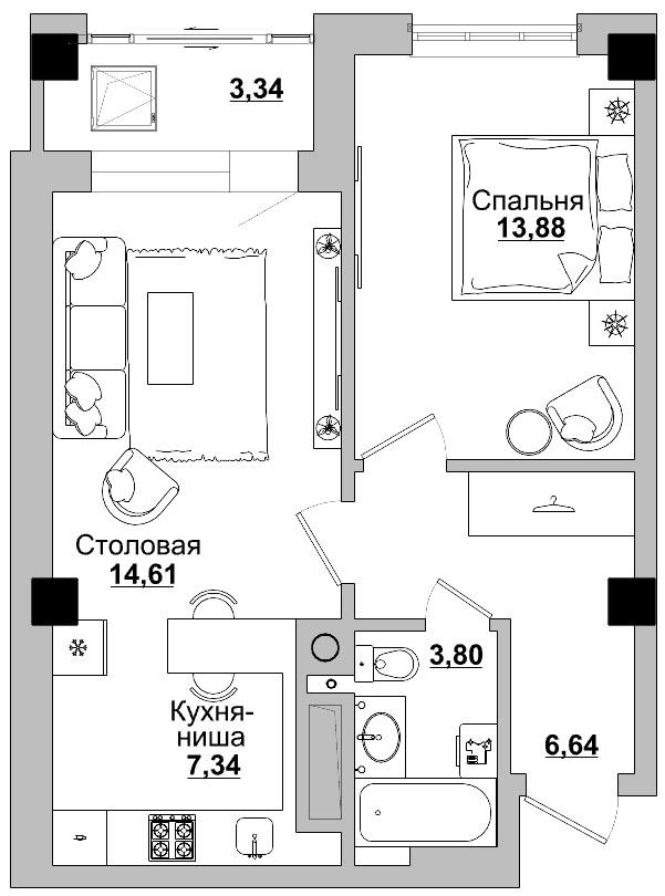 Квартира 70 2