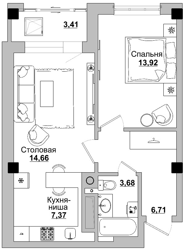 Квартира 91 2