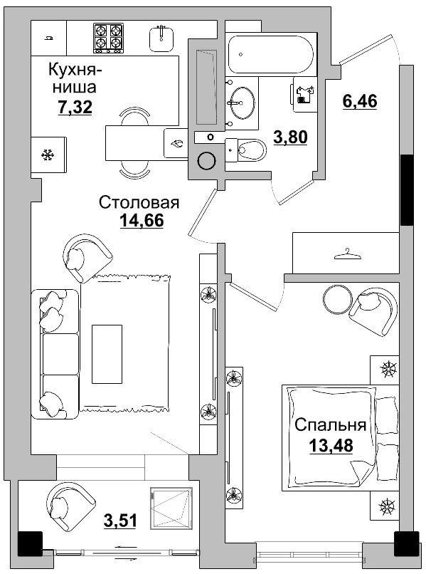 Квартира 109 2