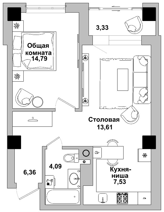 Квартира 130 2