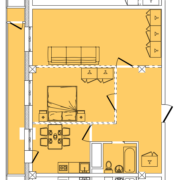 Квартира 104 1