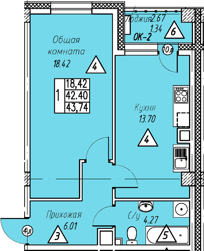 Квартира 60 2
