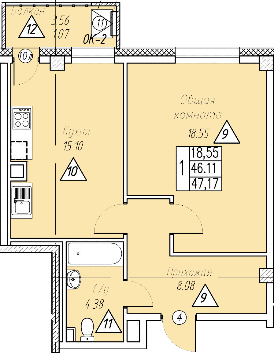 Квартира 91 2