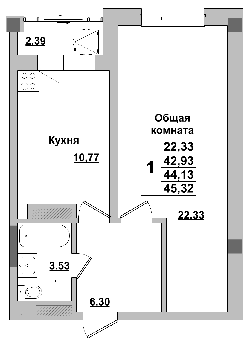 Квартира 224 1