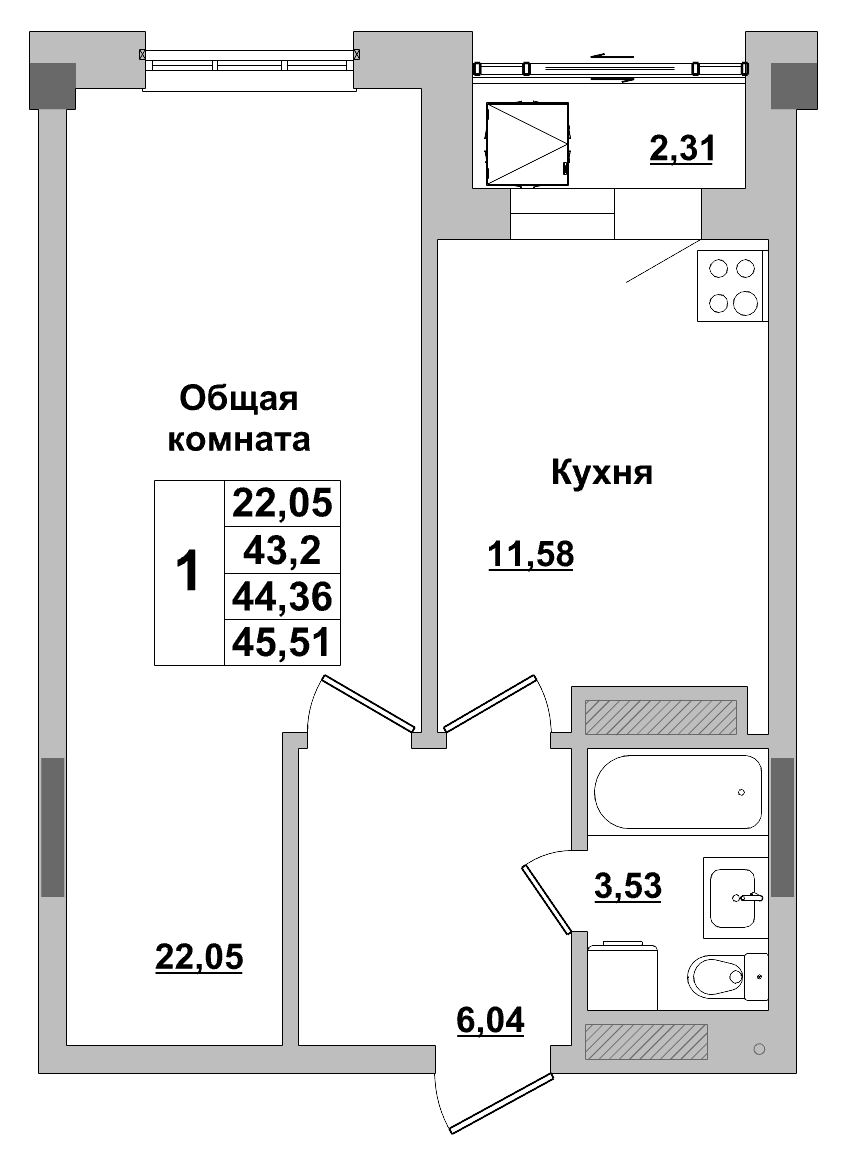 Квартира 326 1