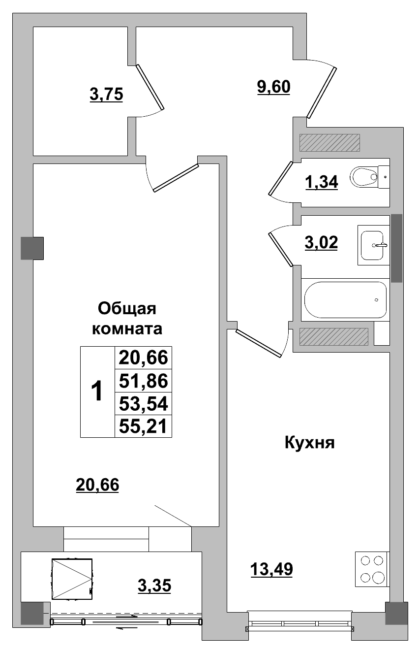 Квартира 216 1