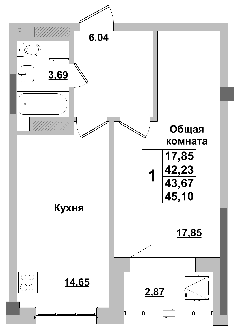 Квартира 208 1