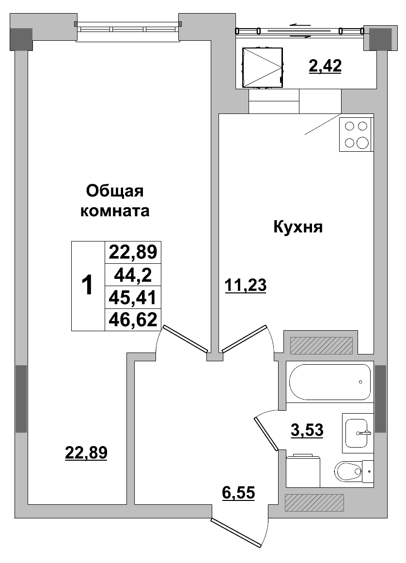 Квартира 94 1