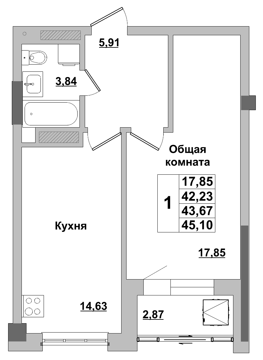 Квартира 302 1