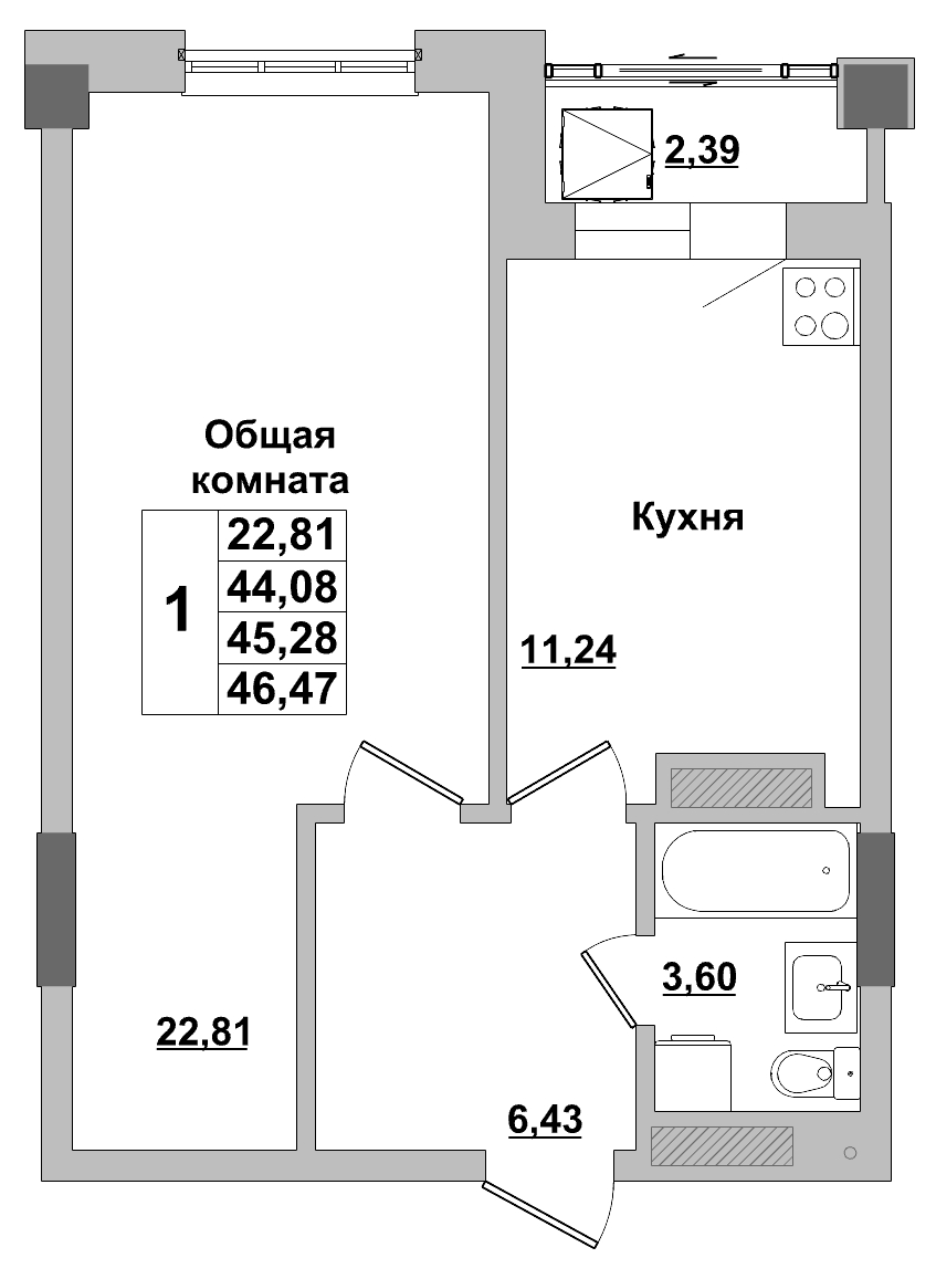 Квартира 86 1