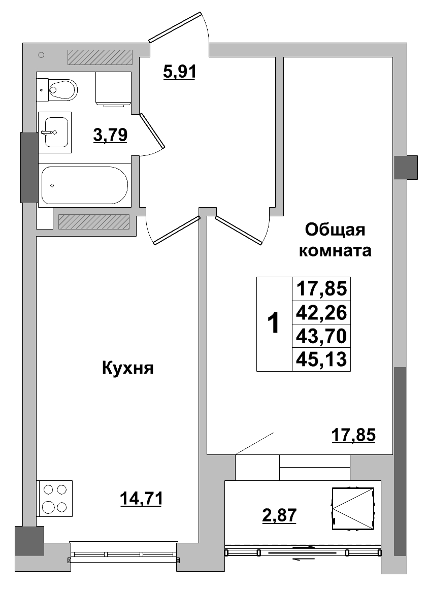 Квартира 187 1