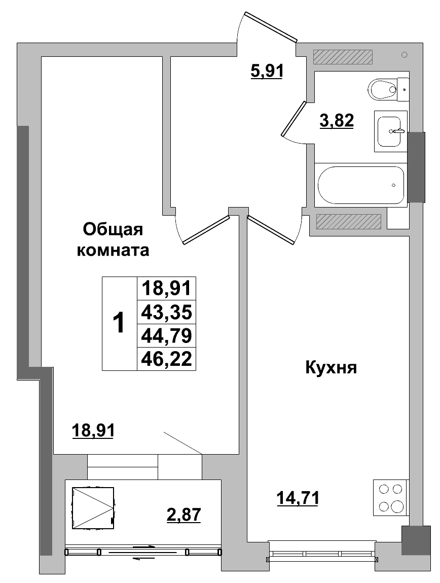 Квартира 186 1