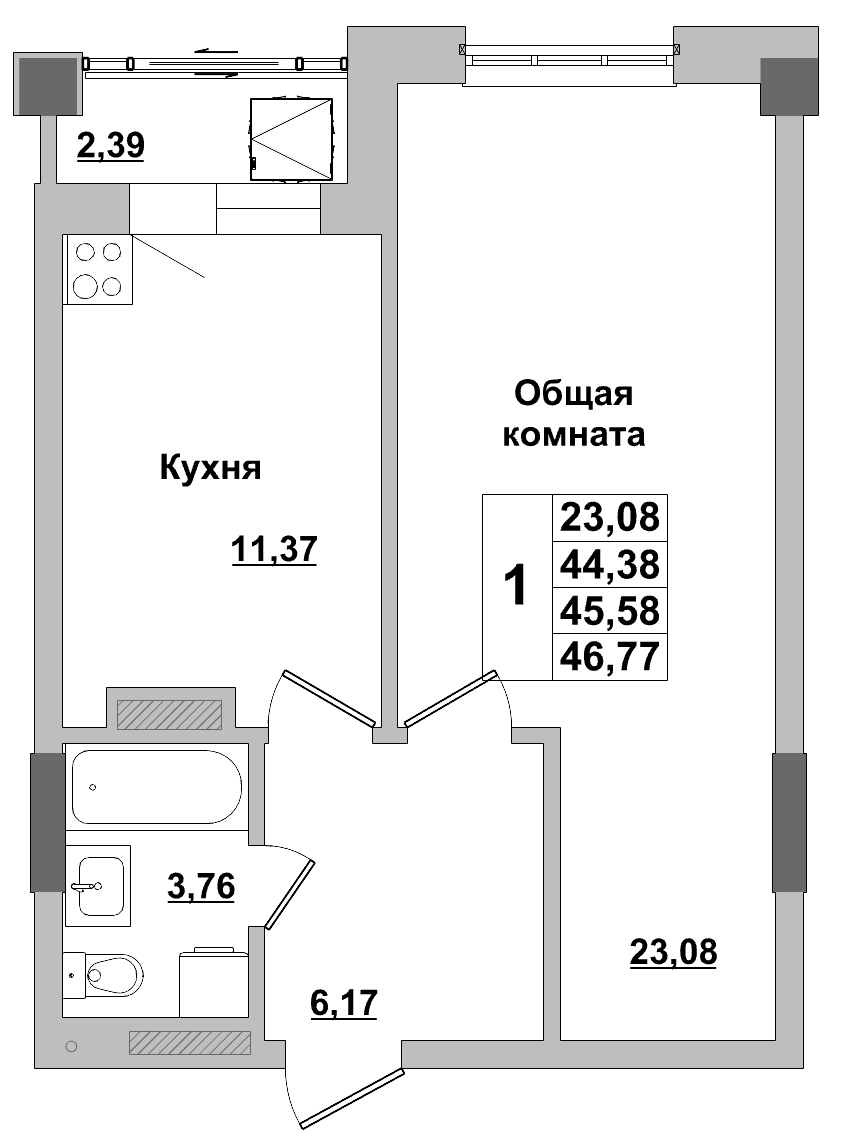 Квартира 277 1