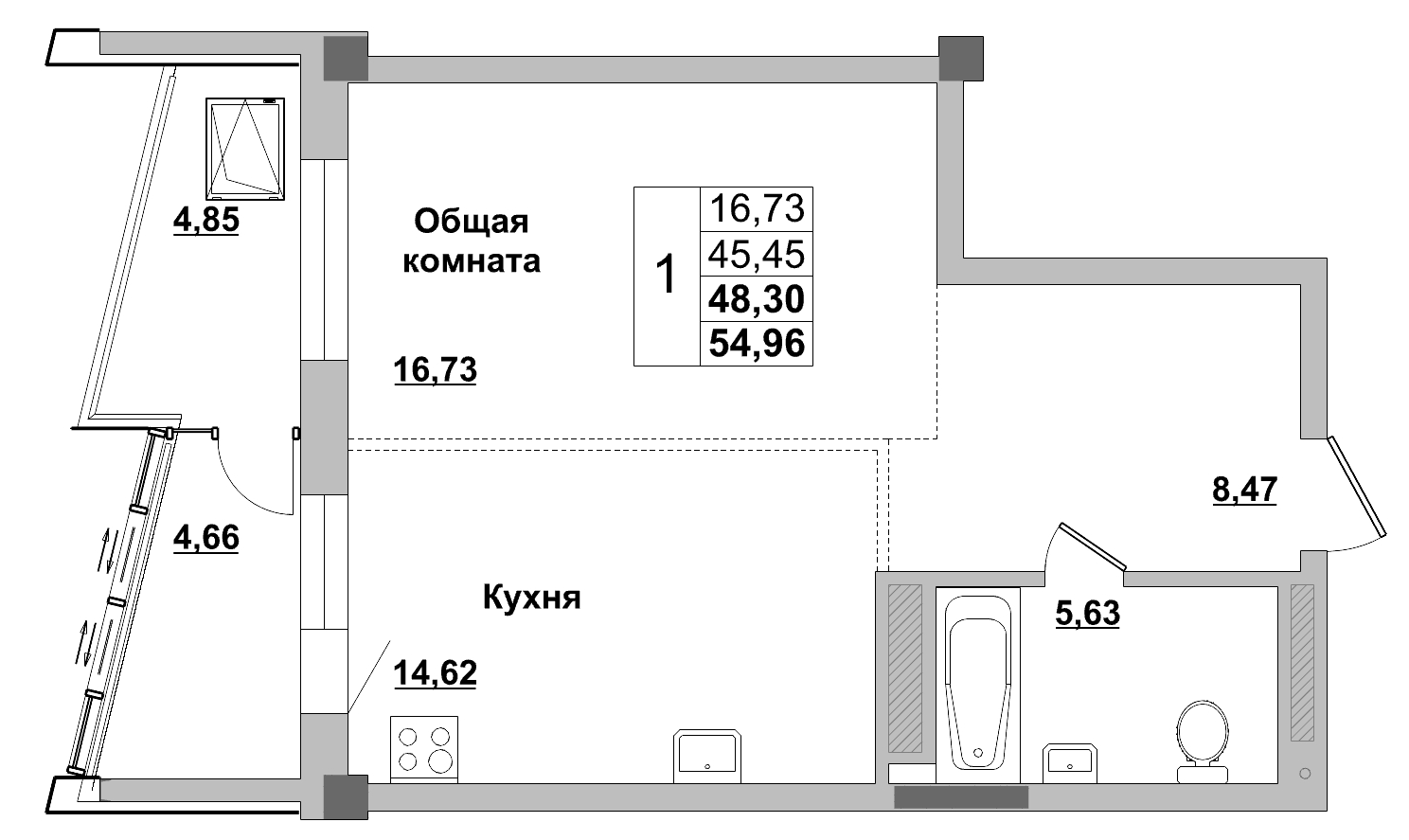 Квартира 73 1