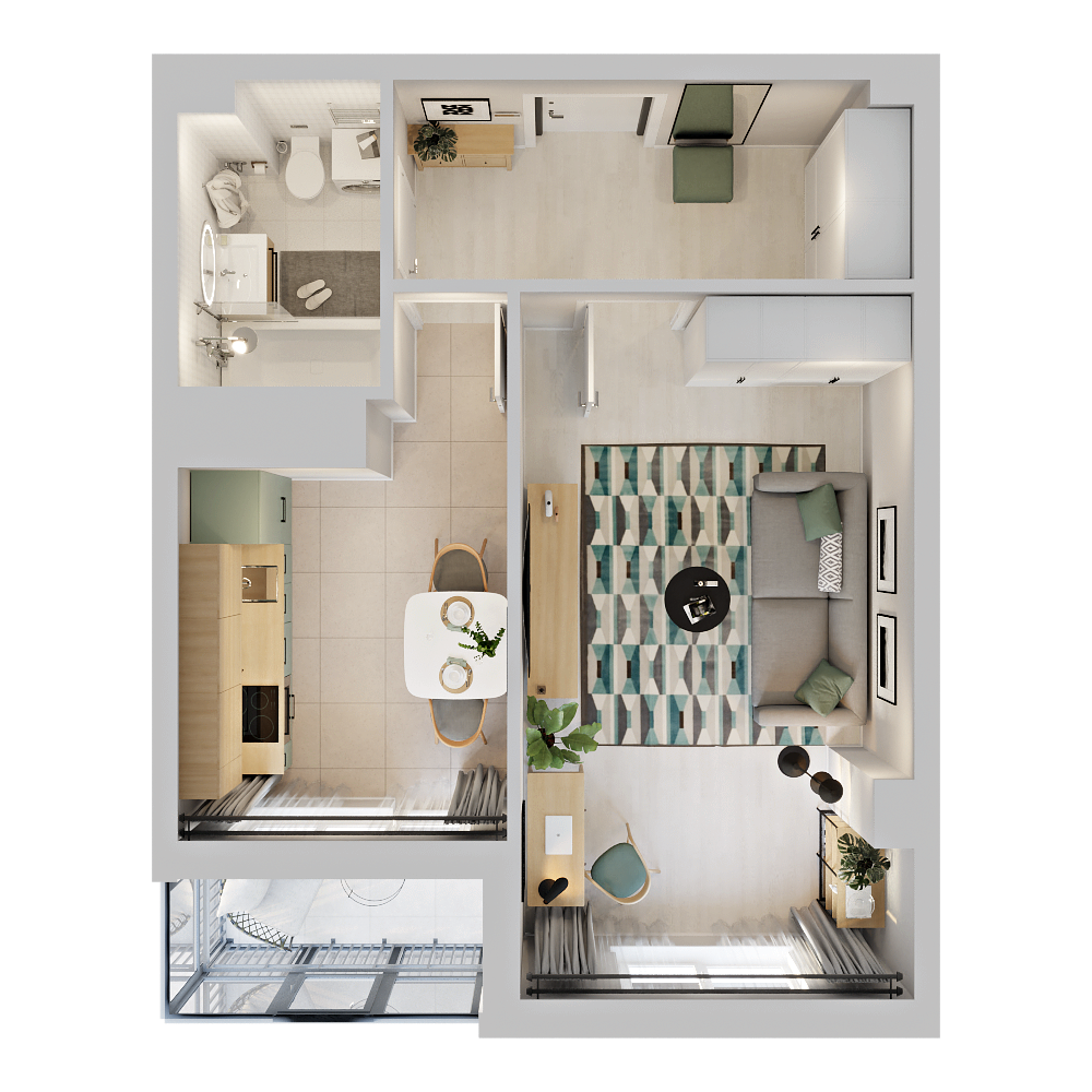 Квартира 55 3