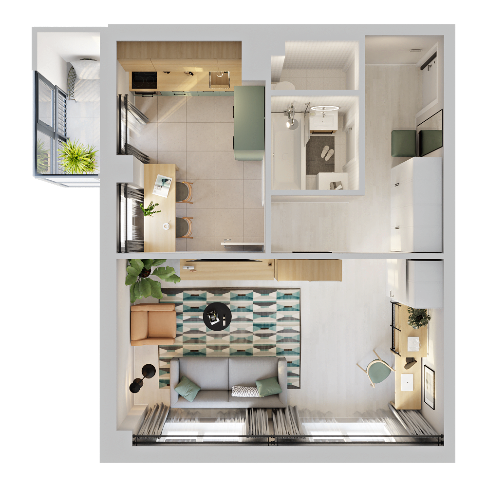 Квартира 2 3