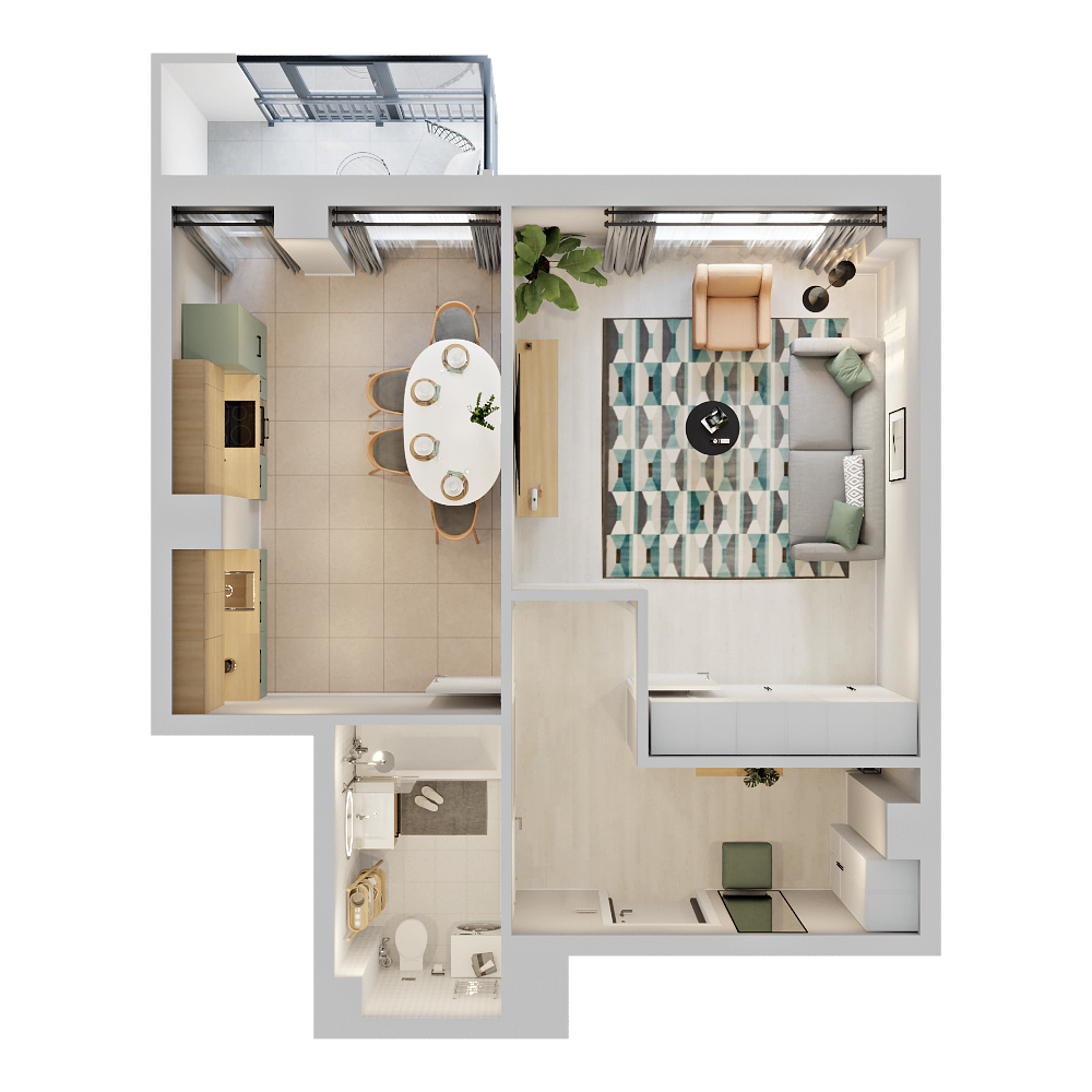 Квартира 12 3