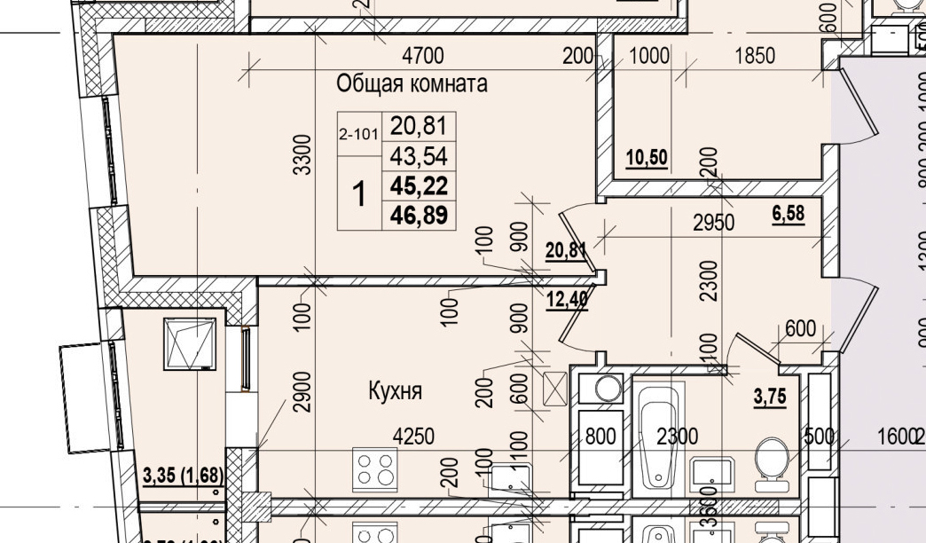 Квартира 105 1