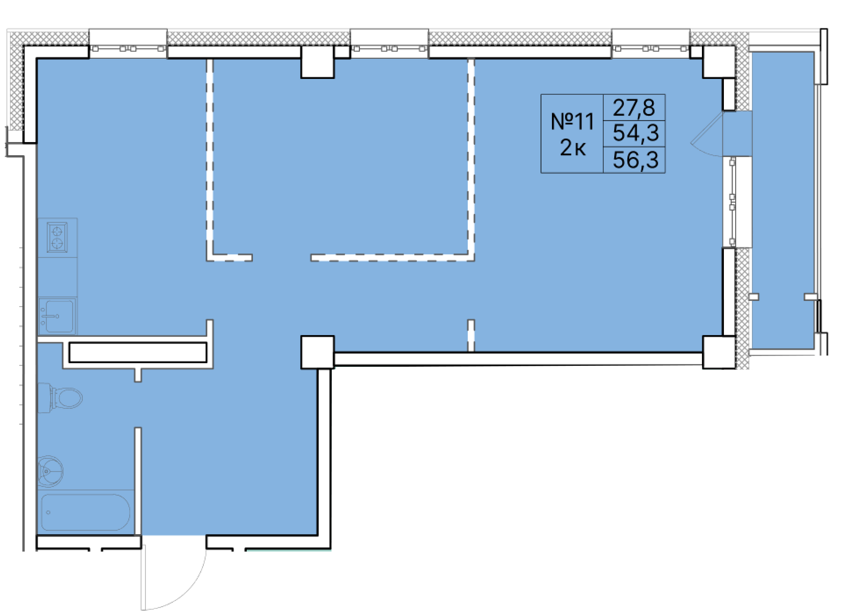 Квартира 56 1