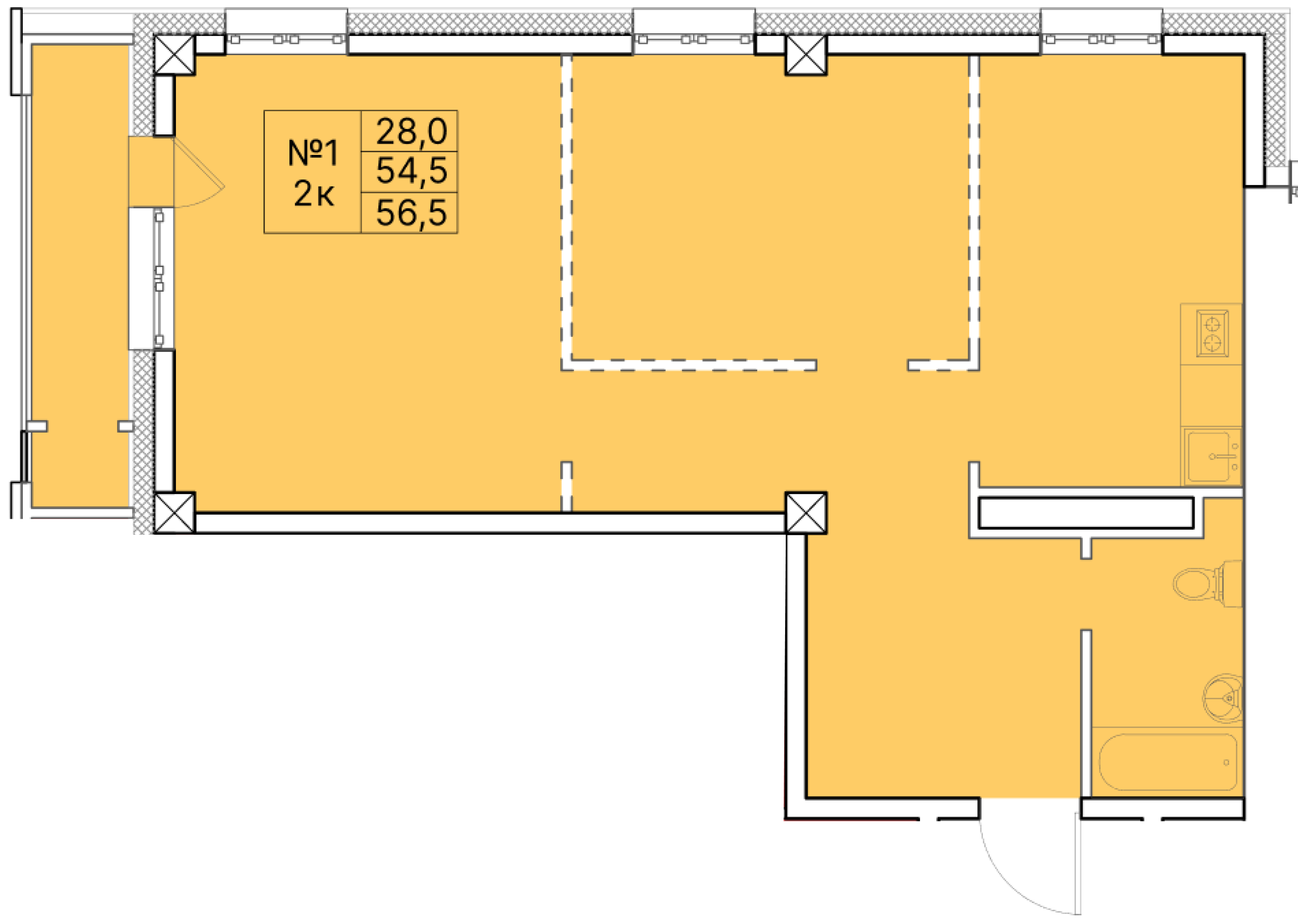 Квартира 154 1