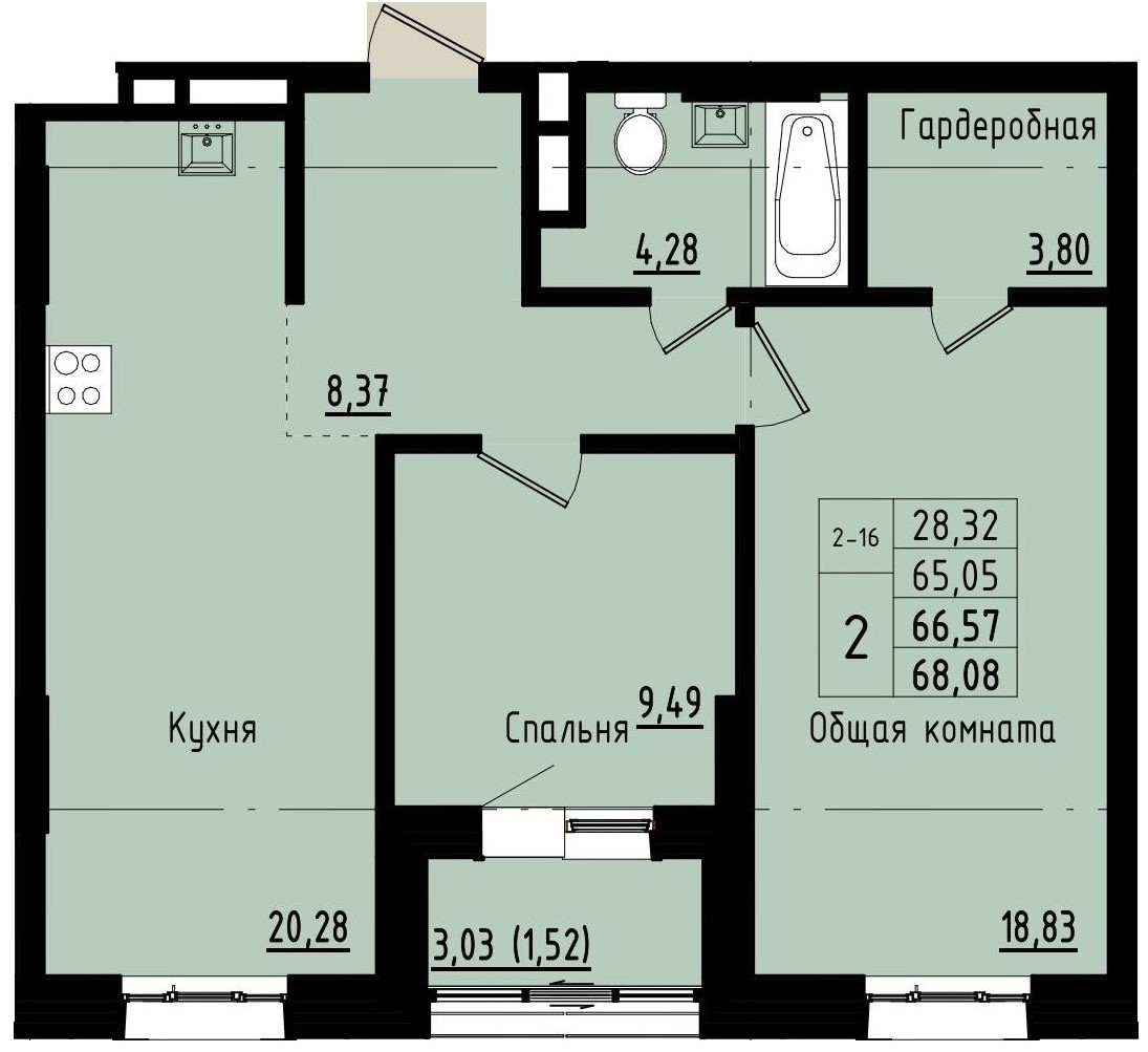 Квартира 70 1