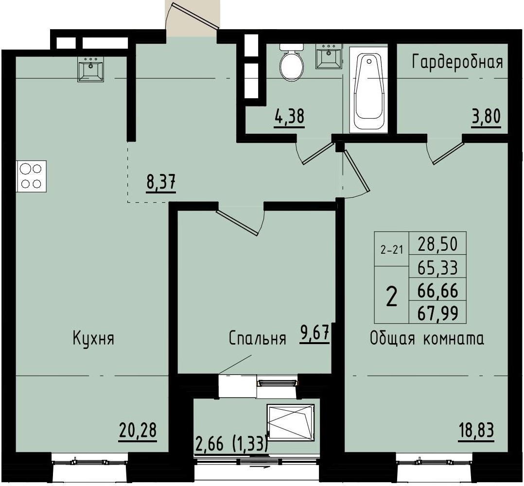 Квартира 75 1