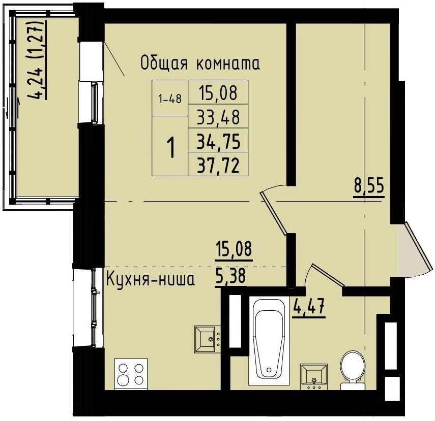 Квартира 48 1