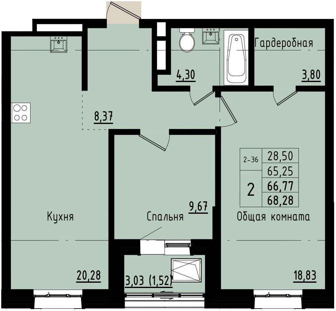 Квартира 90 1