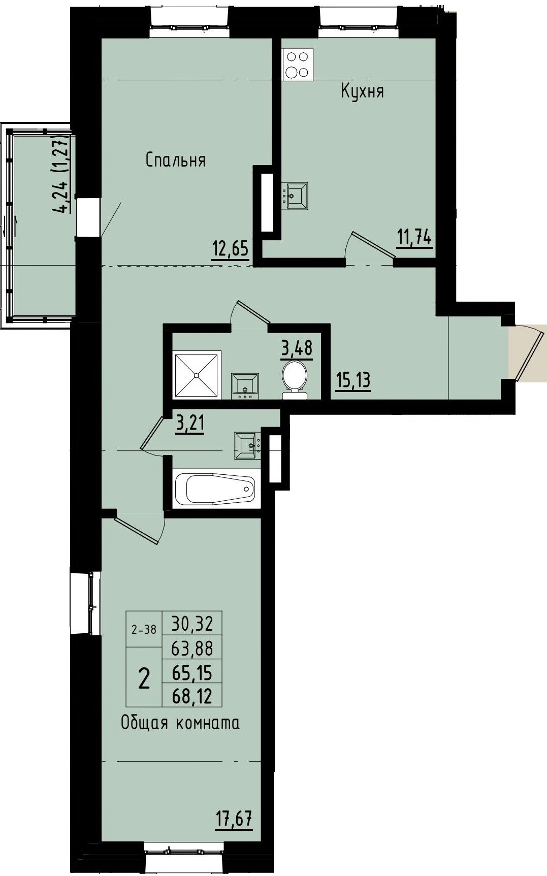 Квартира 92 1