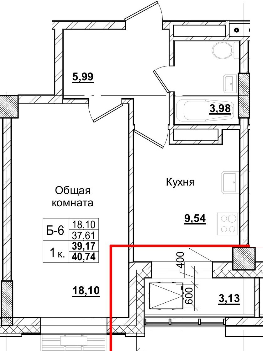 Квартира 184 1