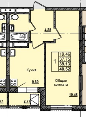 Квартира 121 1