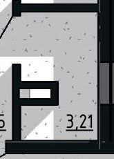 Кладовка, 3.2 м²