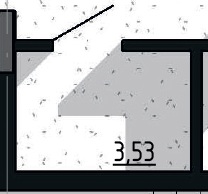 Кладовка, 3.5 м²