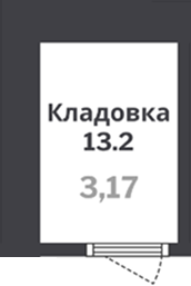  комн., 3.17 м²