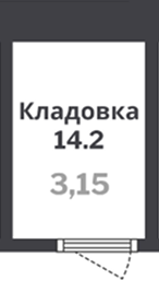  комн., 3.15 м²