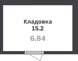  комн., 6.84 м²