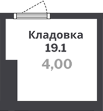  комн., 4.00 м²