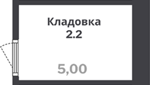  комн., 5.00 м²