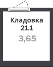  комн., 3.65 м²
